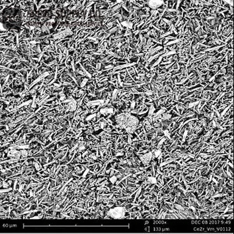 Nanofibre fresate all'ossido di zirconio di cerio